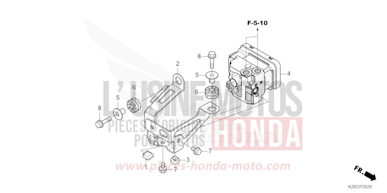 ABS MODULATOR for MSX GROM A CANDY VICTORY BLUE (B214) from 2024